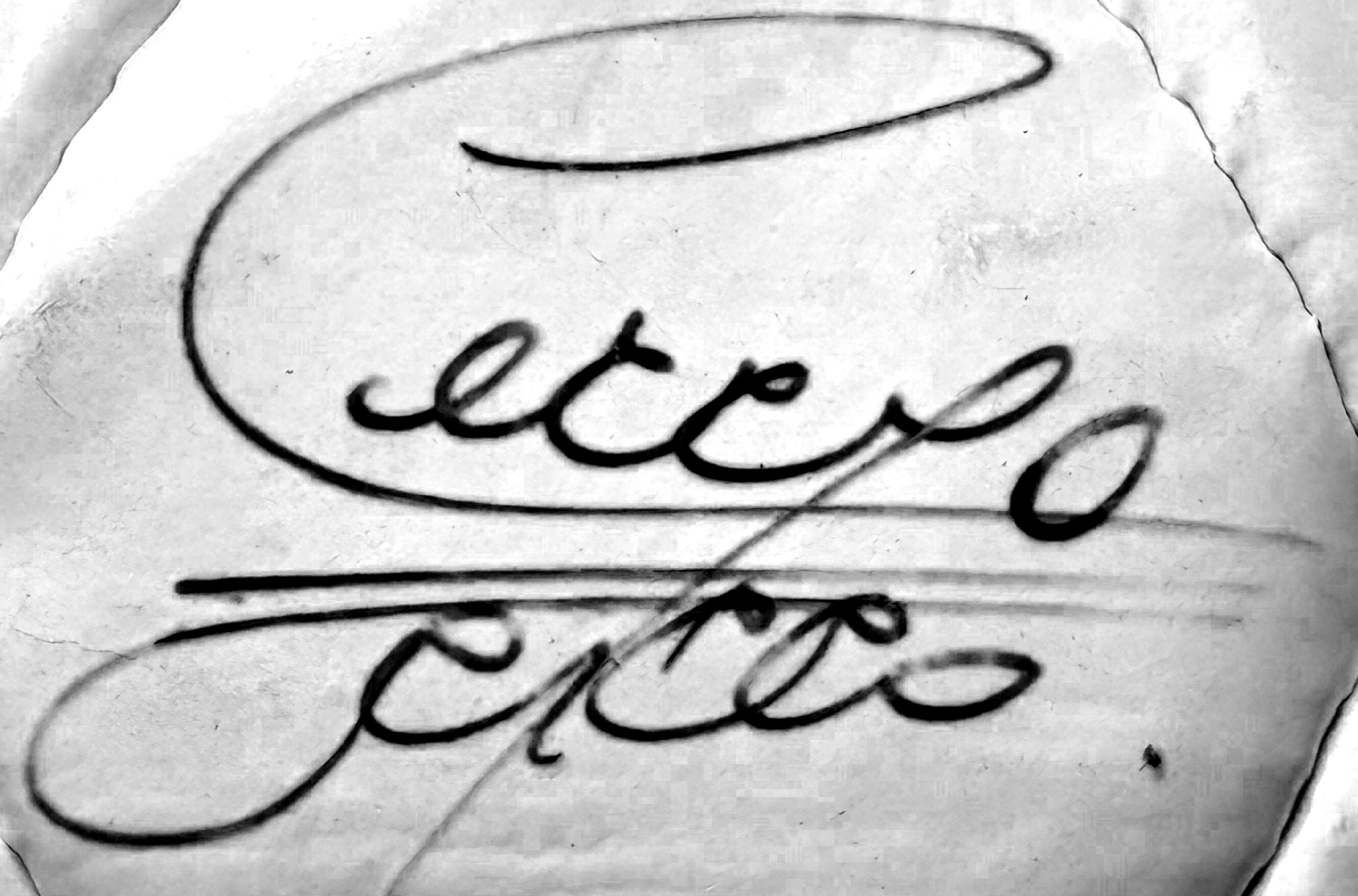 Signature of César Sampaio